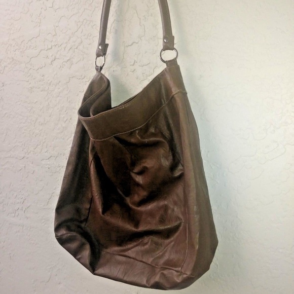 Brown Purse Pocketbook Handbag Shoulder Bag Tote - Picture 4 of 7